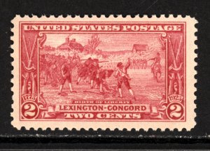 SCOTT 618 1925 2 CENT LEXINGTON-CONCORD ISSUE MNH OG F-VF!