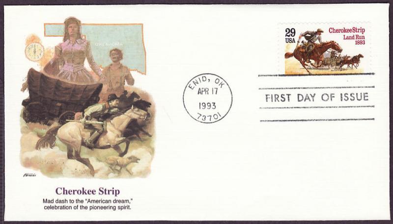 2754 Cherokee Strip Fleetwood FDC