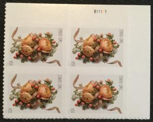 US #5200 MNH Plate Block of 4 Flowers Corsage (.70)