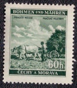 Bohemia and Moravia 57 1941 MH