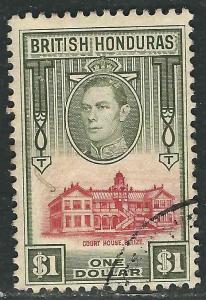 British Honduras 124 SG 159 Used  F/VF 1938 SCV $7.00