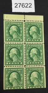 US STAMPS #498e MINT OG NH BOOKLET LOT #27622