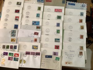 Switzerland postal  covers  33 items Ref A2201