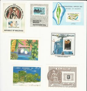 Maldive Islands, Postage Stamp, #875, 886, 928, 949 1184 1252 1410 Mint NH, JFZ