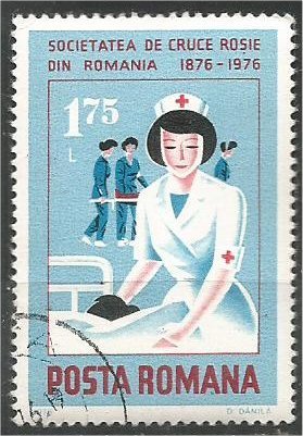 ROMANIA, 1976, used 1.75 l, Nurse with patient Scott 2618