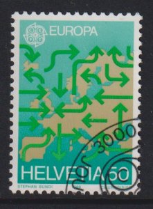 Switzerland  #822  used 1988 Europa 50c