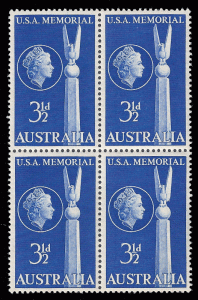 Australia 1955 Sc 279  SG 283 MVLH block of 4