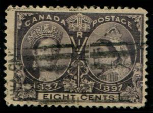 56 Canada 8c Diamond Jubilee Issue, used