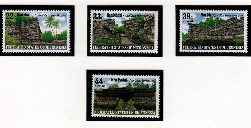 MICRONESIA Sc 45,C18-9 NH ISSUE OF 1985 - ATTRACTIONS - (JO23)