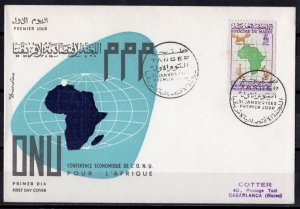 Morocco 1960  Sc# 35  Meeting of Economic Commission for Africa Tangier U.N.FDC