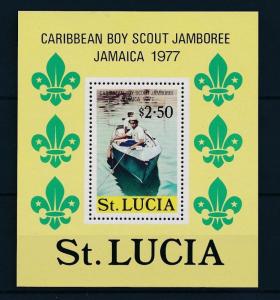 [35378] St. Lucia 1977 Scout Jamboree Souvenir Sheet MNH