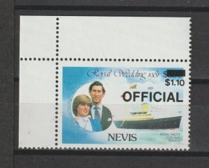 NEVIS 1983 SG O27aw MNH Cat £10