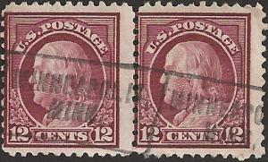 # 512 USED CLARET BROWN BEN FRANKLIN OFFSET ON REVERSE