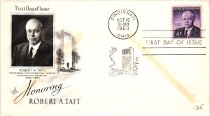 #1161 Robert A Taft – Artcraft Cachet