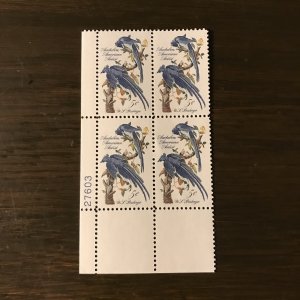 US SCOTT C71 - PB - 20¢ Columbia Jays (TAGGING)  (2) - P#27603 - MNH, XF