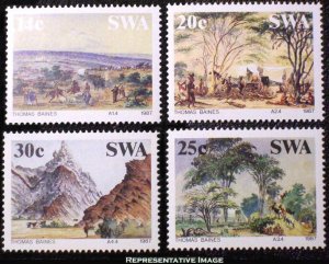 South West Africa Scott 578-581 Mint never hinged.