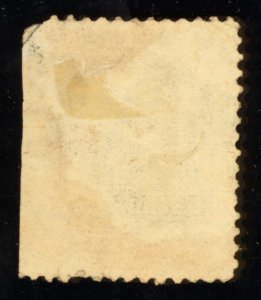 US Scott 157 Used 2c brown Thomas Jefferson, w/ Secret Mark Lot T955 bhmstamps