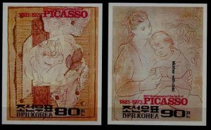 Korea N 2150-51 MNH imperf.Painting/Picasso