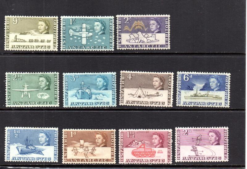 British Antarctic Territory 1-11 MH