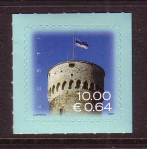 Estonia Sc 574 2007 Flag Pikk Hermann Tower stamp Euro  mint NH