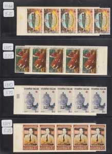 Thailand  MNH  booklet collection   cat $585.00 sell at 16%