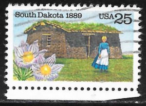 USA 2416: 25c Farm House, used, VF