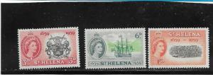 St. Helena  Scott#  156-8  MNH