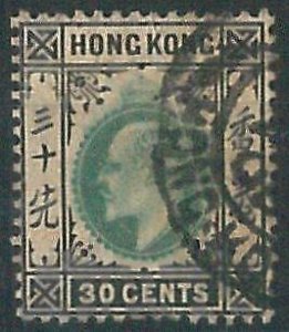 70387d -  HONG KONG - STAMP : Stanley Gibbons # 70 -  USED