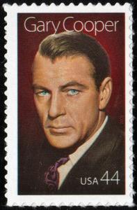 SC#4421 44¢ Legends of Hollywood: Gary Cooper Single (2009)