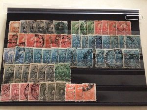 Peru early mixed used stamps Ref A 9981