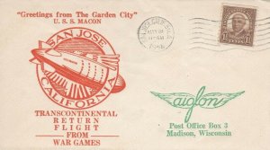 U.S.S. MACON - ZEPPELIN ZRS-5 - 5-18-34 (Ullmann #7)