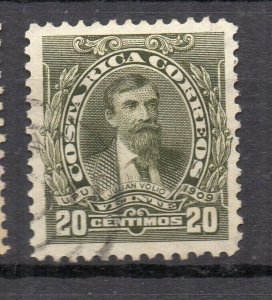 Costa Rica 1907 Early Issue Fine Used 20c. NW-231989