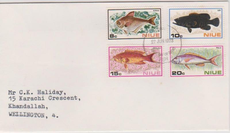 Niue - 1973 Fish First Day Cover