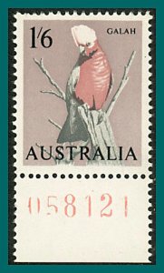 Australia 1964 Galah, MNH (faulty) #369,SG365