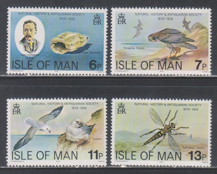 Great Britain,  Isle of Man, Natural History (SC# 142-145) MNH SET