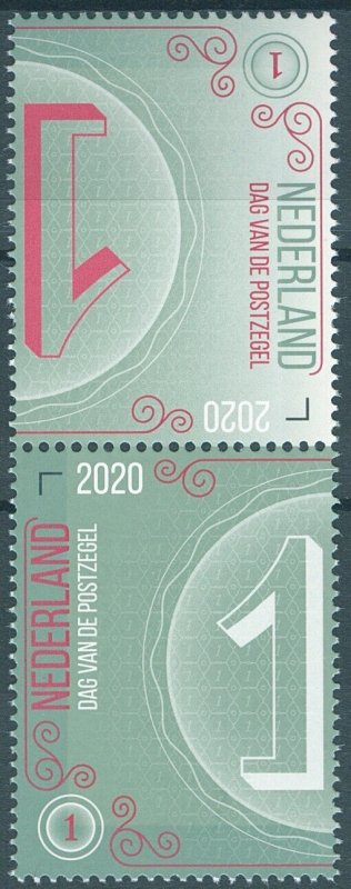 Netherlands Philately Stamps 2020 MNH Stamp Day Dag van Postzegel 2v Set 