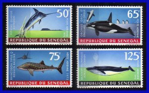 1972 - 73 - Senegal - Scott n C 115 / C 118 - MNH - SE- 114