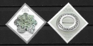 2015 Aland 371-2 Europa/Silver Jewelry MNH