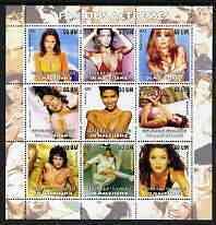 MAURITANIA - 2003 - Famous Actresses #1 - Perf 9v Sheet - MNH - Private Issue