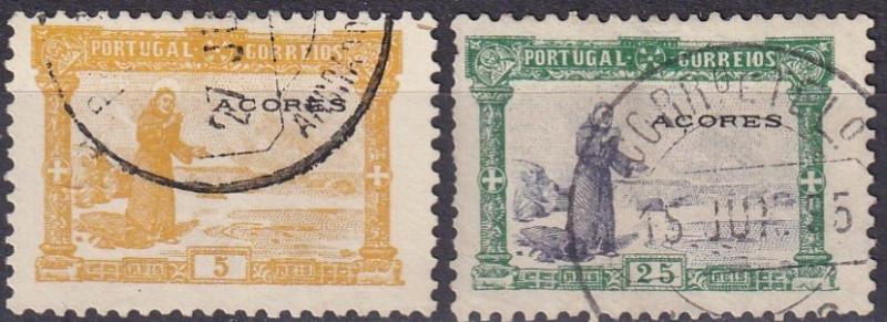 Azores #79, 83 F-VF Unused CV $6.00 (A19278)