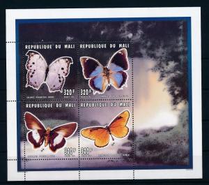 [36213] Mali 1996 Butterflies Schmetterlingen Papillons  MNH Sheet