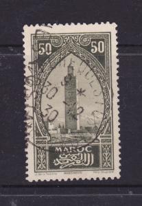 French Morocco 1917 Marrakesh 50c used