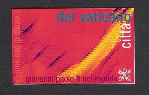 2002 - VATICAN - Scott #1234a - Complete booklet (4 stamps) - Canceled