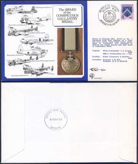 DM9a Award of the Conspicuous Gallantry Medal Signed by French (N)