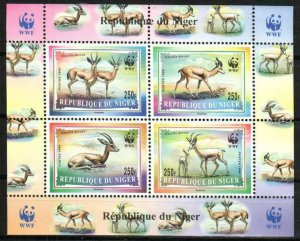 Niger Stamp 986b  - Gazella dorcas-WWF