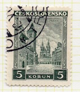 Czechoslovakia 1929-31 Early Issue Fine Used 5K. 101167