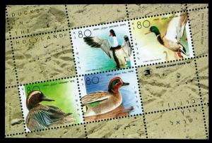 1989	Israel	1143-1146/B40	WORLD STAMP EXPO '89, Ducks