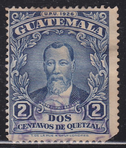 Guatemala 235 President Justo Rufino Barrios 1929