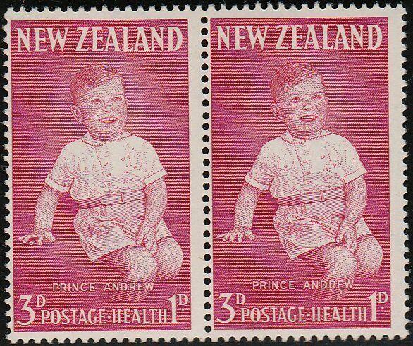 NEW ZEALAND 1963 Health 3d BLOODIED FINGER variety MNZ CP cat NZ$90........59892