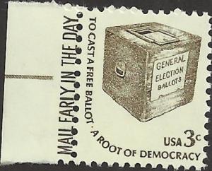# 1584 MINT NEVER HINGED EARLY BALOT BOX